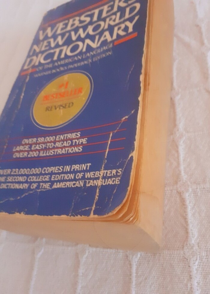 Original Webster dictionary  - Görsel 2