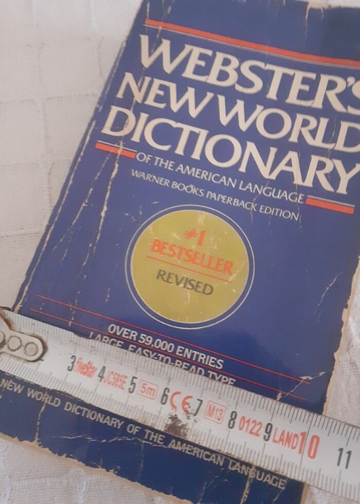 Original Webster dictionary  - Görsel 3