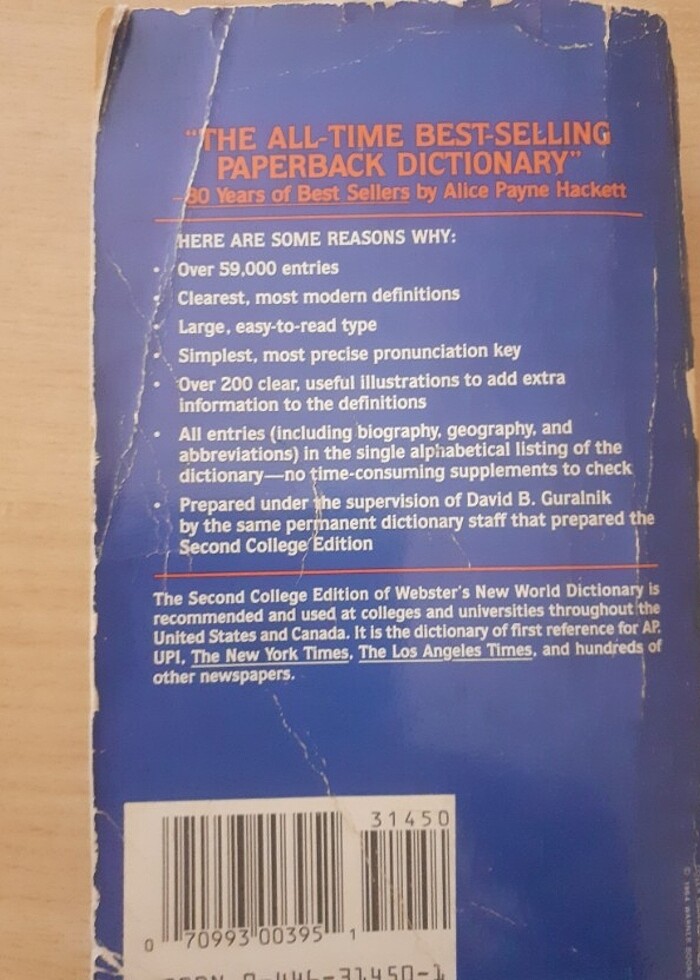 Original Webster dictionary  - Görsel 5