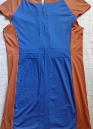 universal Beden mavi Renk Büyük beden midi elbise RMG marka