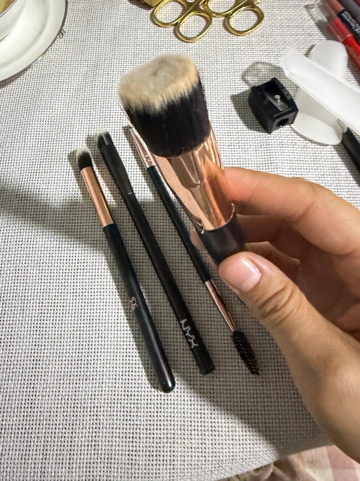 Siyah Profesyonel Makyaj Fırça Seti - Görsel 2