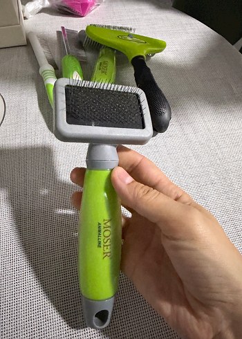 MOSER Yeşil Kedi Tüy Bakım Seti - Görsel 8