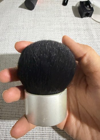 Gri ve Beyaz Makyaj Fırçası Seti - Görsel 3