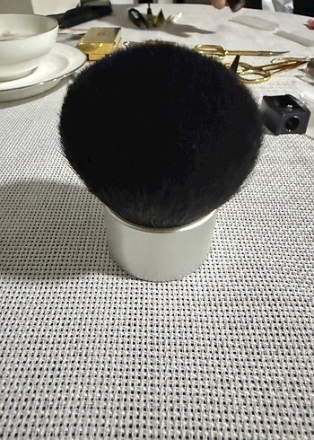 Gri ve Beyaz Makyaj Fırçası Seti - Görsel 2