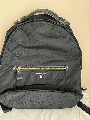 Michael kors sort çantası siyah kumaş yıldızlı