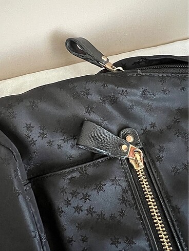 Beden Michael kors sort çantası siyah kumaş yıldızlı