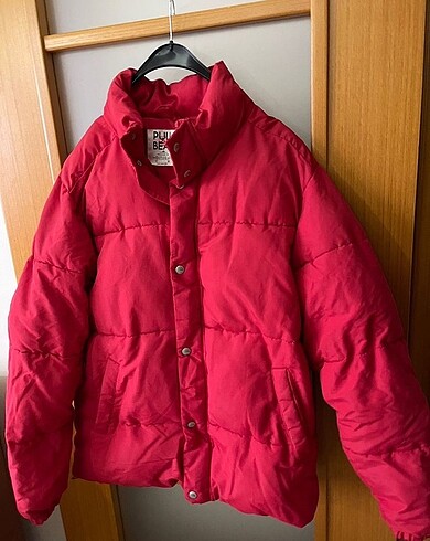m Beden kırmızı Renk Pull and Bear Mont
