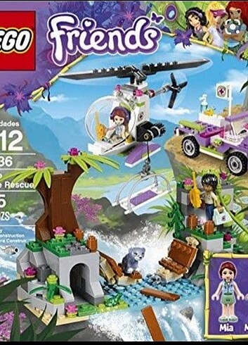  Beden Renk Lego Friends Jungle Bridge Rescue #lego