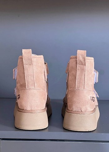 39 Beden camel Renk Bej Süet UGG Dolgu Topuklu Günlük Bot