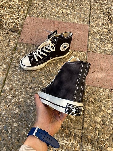 42 Beden siyah Renk Converse chuck Taylor 70