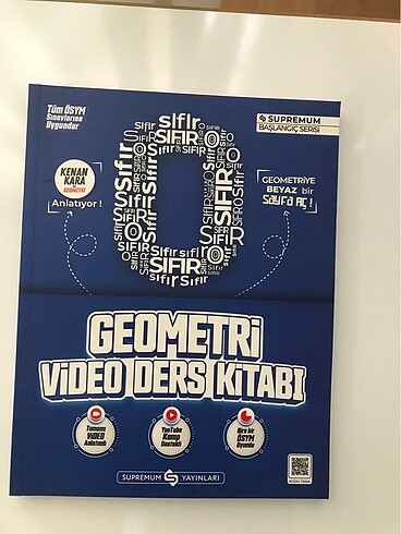 Bir sayfa bile çözülmemiş geometri kitabı