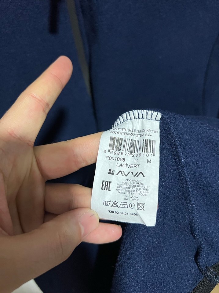 AVVA POLAR FERMUARLI M BEDEN - Görsel 3