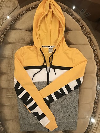 xs Beden Pink sarı hırka