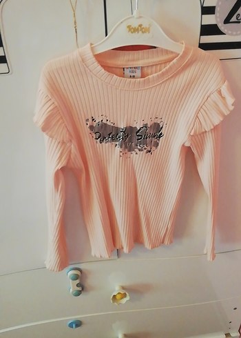 Kız Uzun Kollu Tişört-Etek Takım 9+10 yaş - Görsel 2