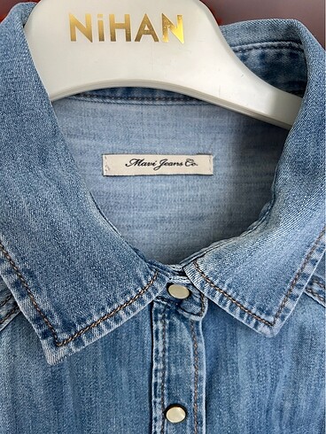 m Beden mavi Renk Mavi jeans Kot gömlek