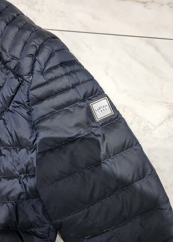 Erkek Siyah Andy Kaz Tüyü Mont - Görsel 5