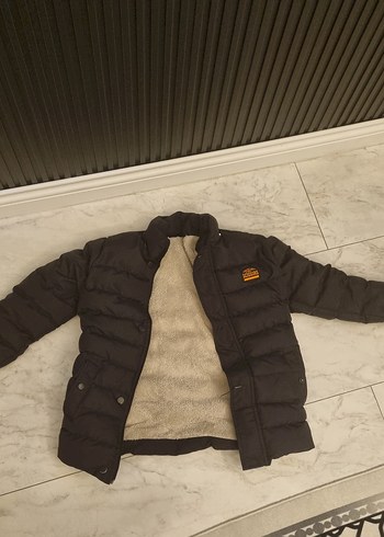 Erkek Çocuk Siyah Düğmeli Street Wear Mont - Görsel 3