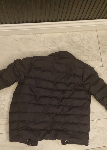 Erkek Çocuk Siyah Düğmeli Street Wear Mont - Görsel 2