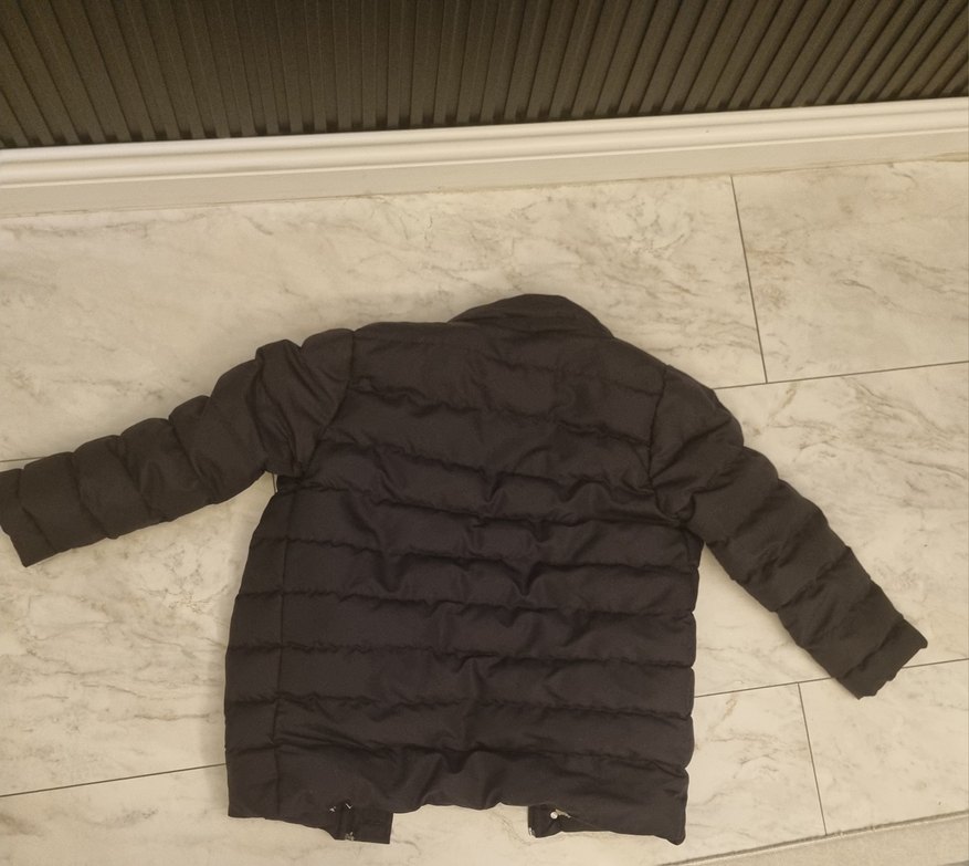 Erkek Çocuk Siyah Düğmeli Street Wear Mont - Görsel 2