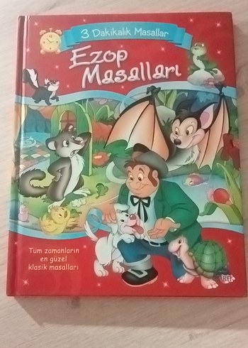 3 Dakikalık Ezop Masalları Çocuk Kitabı