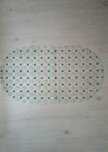 Beyaz Puantiyeli Banyo Paspası