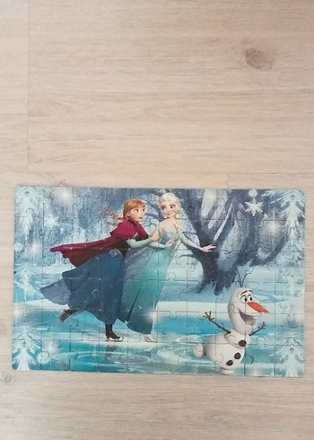 Beden Renk Renkli Çocuk Puzzle - Kar Temalı