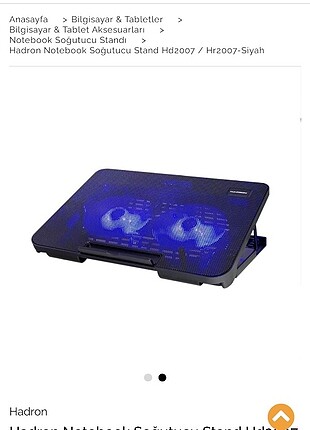 Hadron HD2008 4 fanlı notebook soğutucu