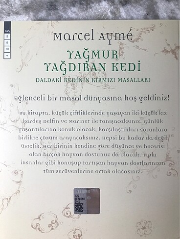  Beden Yağmur Yağdıran Kedi - Marcel Ayme