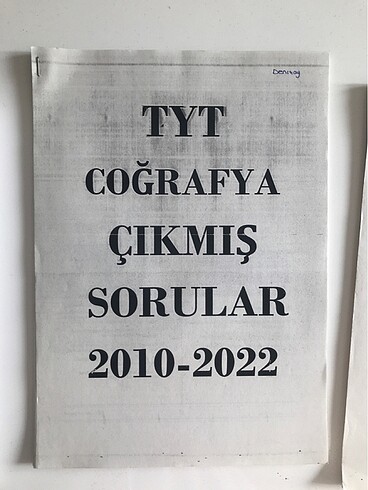 Okyanus Yayınları Tyt Coğrafya Soru Bankası