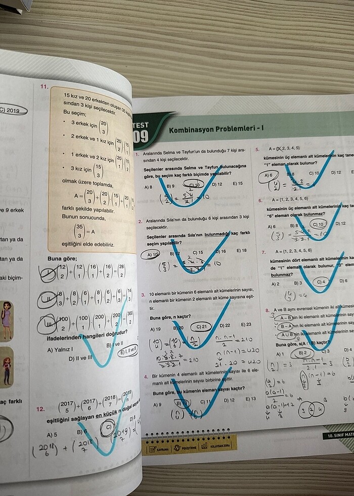 Çap Yayınları 10. Sınıf Matematik Soru Bankası - Görsel 2