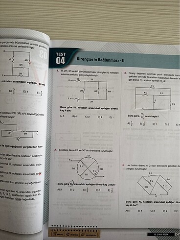 Çap Yayınları 10. Sınıf Fizik Soru Bankası - Görsel 4