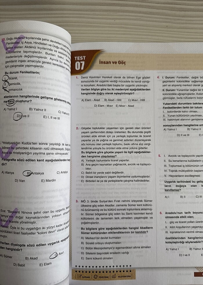 Çap Yayınları 9. Sınıf Tarih Soru Bankası - Görsel 2