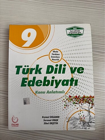 Palme Yayınları 9. Sınıf Türk Dili ve Edebiyatı Konu Anlatımlı