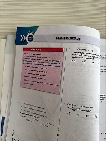 Bilgi Sarmal 11. Sınıf Matematik Soru Bankası - Görsel 3