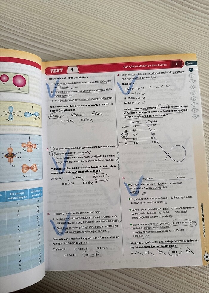 Aydın Yayınları 11. Sınıf Kimya Soru Bankası - Görsel 2