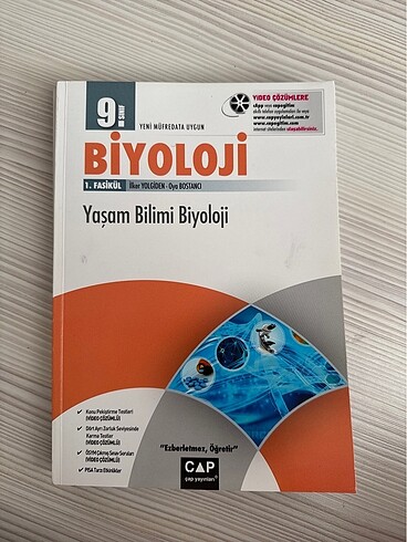 Çap Yayınları 9. Sınıf Biyoloji Fasikülü