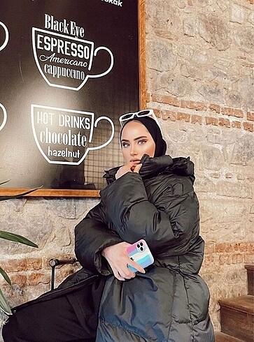 Zara Şişme mont oversize