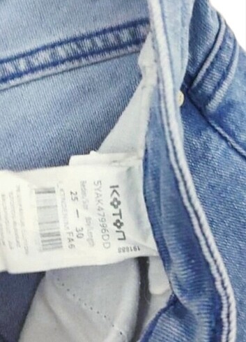 30 Beden Koton Jean Pantolon