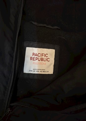 Pull&bear pacific republic marka Yağmurluk xs beden - Görsel 4