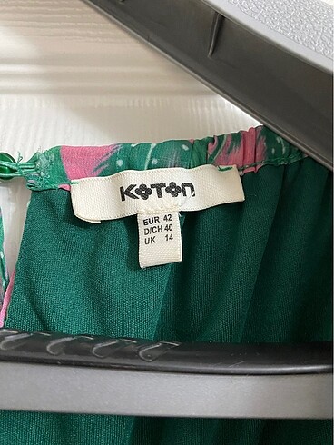 Koton Çiçek desenli koton elbise