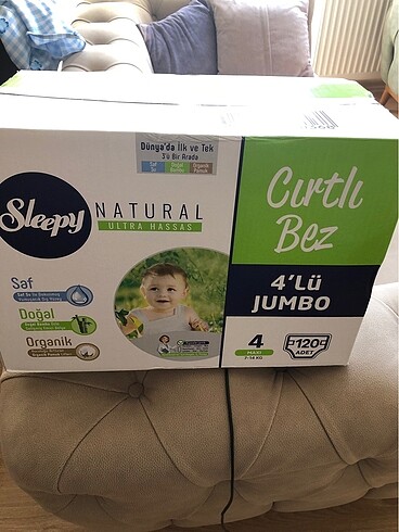 sleppy bebek bezi 120 li 4 numara