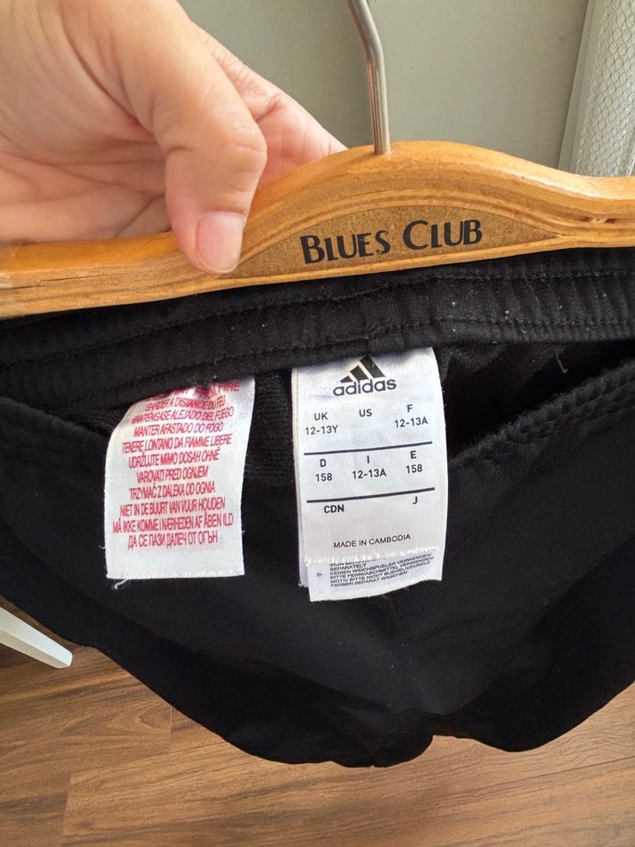 Erkek Siyah Adidas Fermuarlı Eşofman Altı - Görsel 4