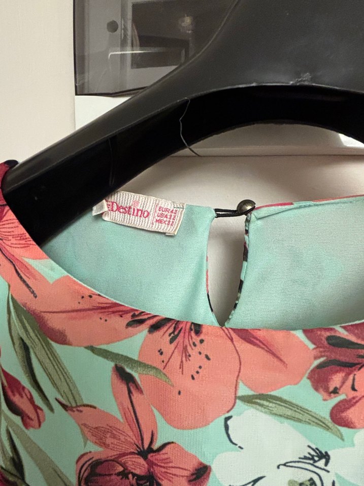 Çiçek Desenli Bohem Uzun Elbise - Görsel 4