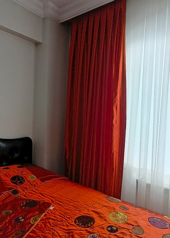 Renkli Nakışlı Nar Çiçeği Yatak Örtüsü - Görsel 5