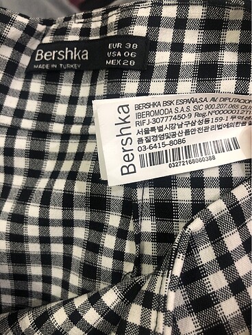 38 Beden çeşitli Renk Bershka şort etek