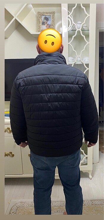 3xl Beden Mavi erkek mont