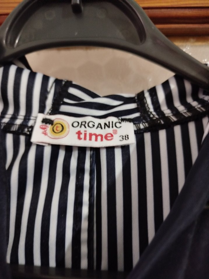 Kadın Lacivert Uzun Fermuarlı pardesü - Görsel 3