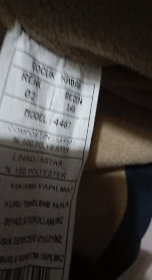 Erkek Çocuk siyah mont - Görsel 2