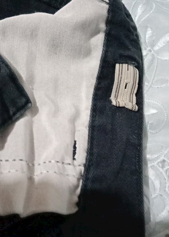 Gri Bel Detaylı Erkek Çocuk Kot Pantolon - Görsel 9