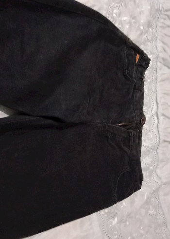 Gri Bel Detaylı Erkek Çocuk Kot Pantolon - Görsel 2